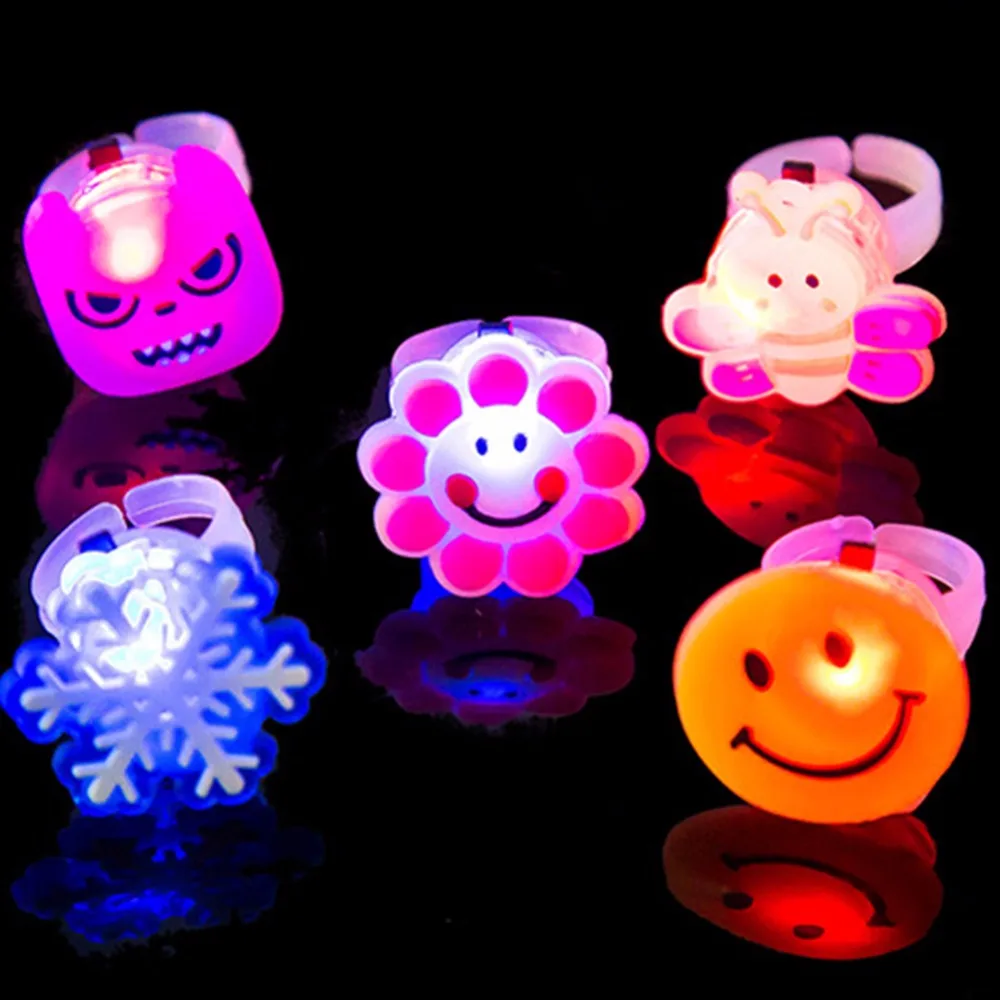50pcs Children Luminous LED Ring Creative Cartoon Flash Toys Christmas Gifts Toys for Kids Wholesale
50pcs Children Luminous LED Ring Creative Cartoon Flash Toys Christmas Gifts Toys for Kids Wholesale
