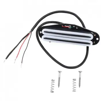 35cm Lightweight Copper & Rubber Dual Rail Single Coil Electric Guitar Humbucker Pickup with 4 Wires for Coil Tapping
35cm Lightweight Copper & Rubber Dual Rail Single Coil Electric Guitar Humbucker Pickup with 4 Wires for Coil Tapping
