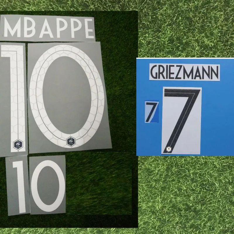Sustainable Wash 2019 France 2 star MBAPPE Griezmann POGBA KANTE LLORIS Naemset Printing Soccer Patch
Sustainable Wash 2019 France 2 star MBAPPE Griezmann POGBA KANTE LLORIS Naemset Printing Soccer Patch