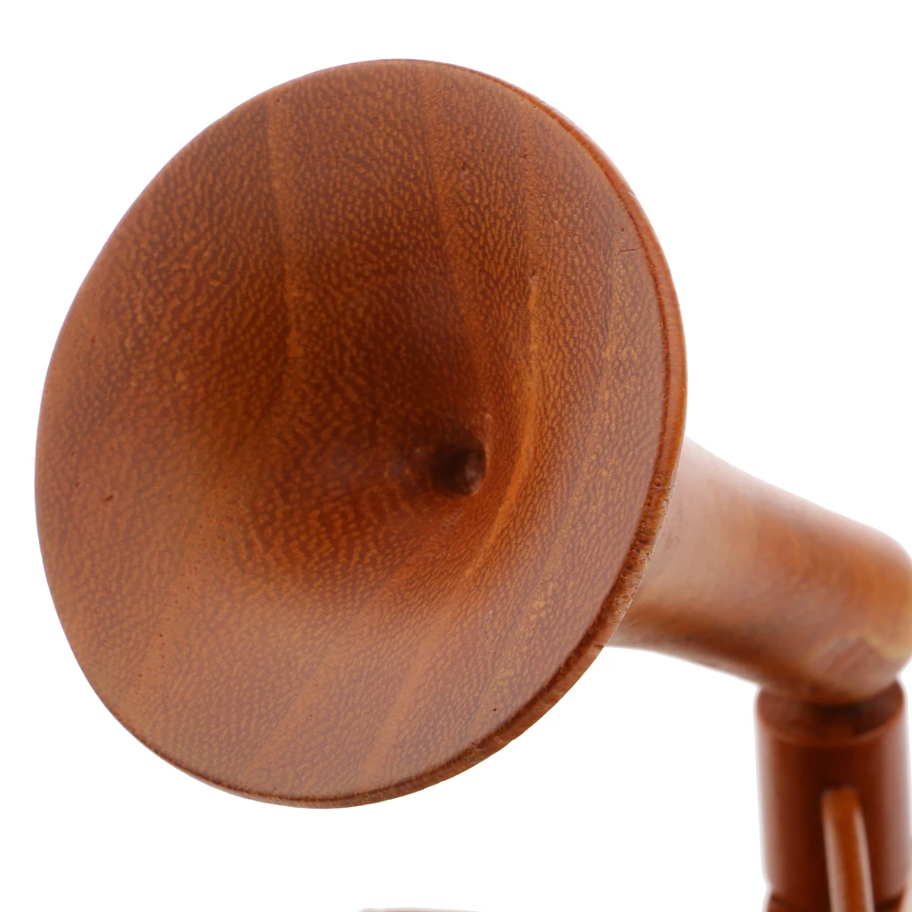 Hot Sale Vintage Wooden Gramophone Music Box Melody Box Desk Decoration Wedding March for Office Home Decor Favor Gift Supplies