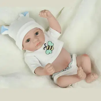 Lovely Silicone Reborn Baby Dolls Realistic Lifelike Reborn Baby Dolls Simulation Doll Toy Infant Gift brinquedos
Lovely Silicone Reborn Baby Dolls Realistic Lifelike Reborn Baby Dolls Simulation Doll Toy Infant Gift brinquedos