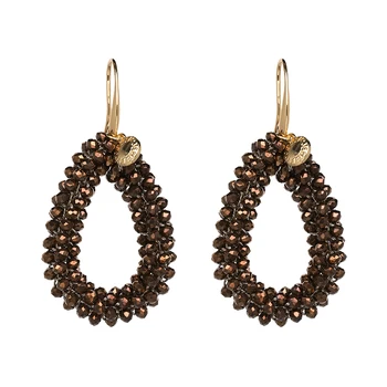 Wholesale JUJIA Handmade Resin Beaded Bohemia Earring Women Fashion Jewelry Statement Geometric Dangle Earrings
Wholesale JUJIA Handmade Resin Beaded Bohemia Earring Women Fashion Jewelry Statement Geometric Dangle Earrings