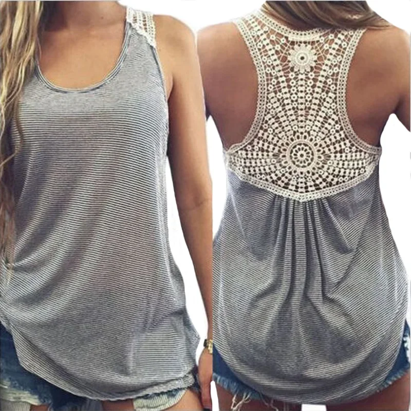 CHSDCSI Striped Tee Shirt Summer Hollow Lace T-shirts Women Polyester Patchwork Vest 4XL 5XL Casual Tops Grey Plus Size Tees
CHSDCSI Striped Tee Shirt Summer Hollow Lace T-shirts Women Polyester Patchwork Vest 4XL 5XL Casual Tops Grey Plus Size Tees