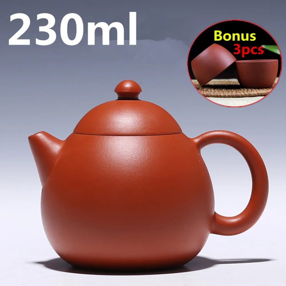 Yixing Teapots Ceramic Handmade Tea Pot Set Porcelain Purple Clay Teapot 230ml Zisha Kung Fu Ceremony Gift with Gift Box
Yixing Teapots Ceramic Handmade Tea Pot Set Porcelain Purple Clay Teapot 230ml Zisha Kung Fu Ceremony Gift with Gift Box