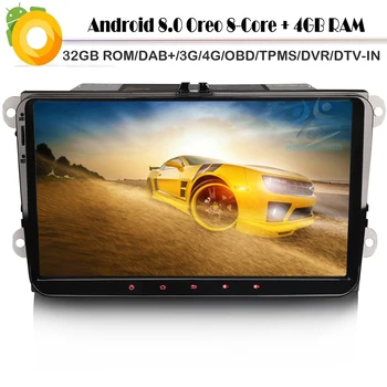 8-Core Android 8.0 DAB+Bluetooth Head Unit Car GPS Navigation Sat Nav for SEAT Leon Mk2 Toledo WiFi 3G 4G BT USB SD OBD DVT-IN
8-Core Android 8.0 DAB+Bluetooth Head Unit Car GPS Navigation Sat Nav for SEAT Leon Mk2 Toledo WiFi 3G 4G BT USB SD OBD DVT-IN