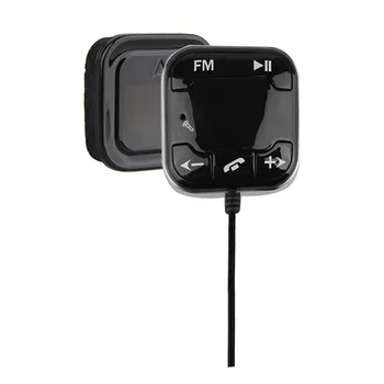 Bluetooth Car kit Mp3 Player FM Transmitter Modulator built-in Microphone usb capable of charging two devices at the same time.
Bluetooth Car kit Mp3 Player FM Transmitter Modulator built-in Microphone usb capable of charging two devices at the same time.