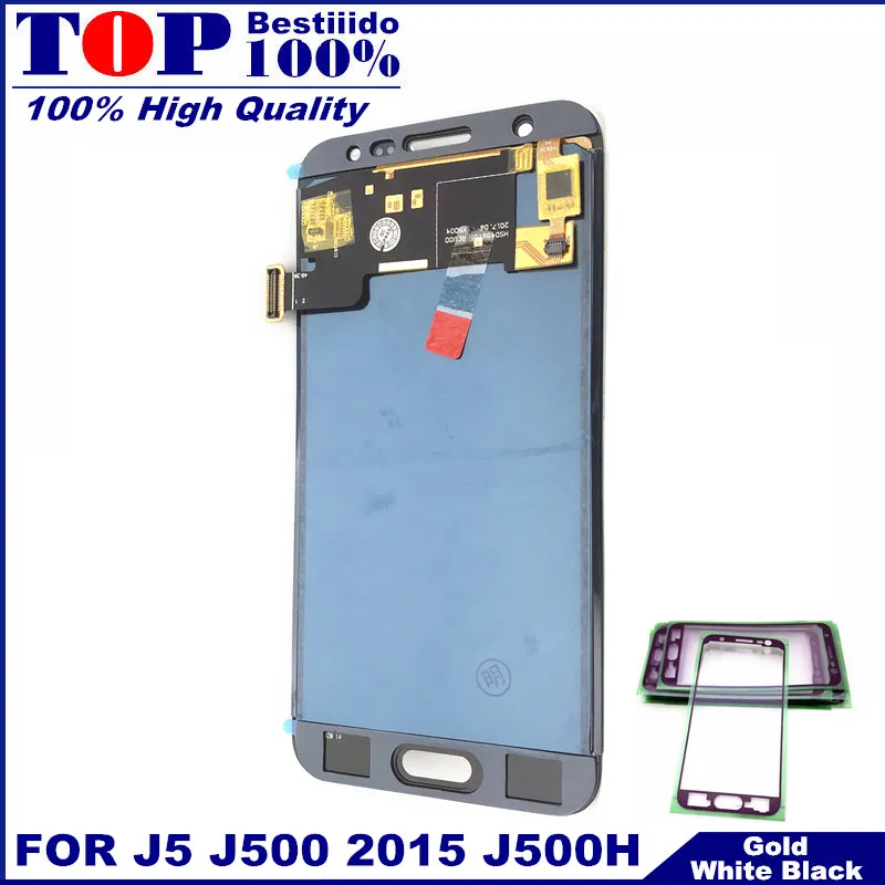 5 0 телефонов ЖК s дисплей для samsung Galaxy J500F J5 2015 J500 J500H кодирующий преобразователь