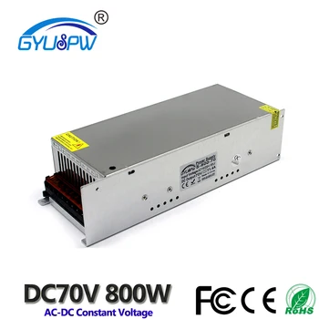 Single Output DC70V 800W Adjustable Switching power supply Transformer 220V AC to DC 70V SMPS for Industry Mechanical Equipment
Single Output DC70V 800W Adjustable Switching power supply Transformer 220V AC to DC 70V SMPS for Industry Mechanical Equipment