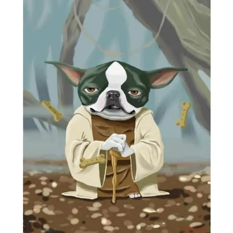 Painting By Numbers DIY Dropshipping 40x50 50x65cm The fairy dog Animal Canvas Wedding Decoration Art picture Gift
Painting By Numbers DIY Dropshipping 40x50 50x65cm The fairy dog Animal Canvas Wedding Decoration Art picture Gift