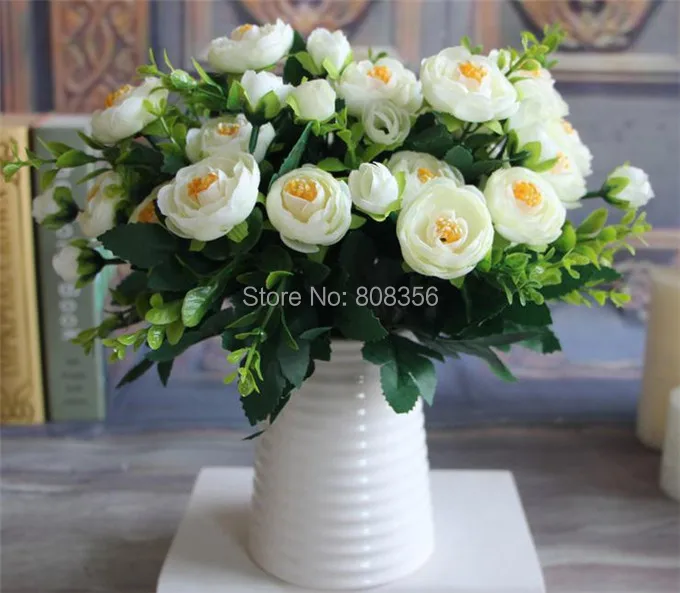 one Tea Rose 28cm/11" Length Artificial Simulation Spring Camellia Roses 6 Stems for Wedding Flower
one Tea Rose 28cm/11" Length Artificial Simulation Spring Camellia Roses 6 Stems for Wedding Flower