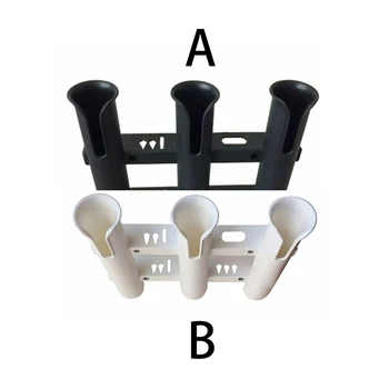 Fishing Tool 3 Pole Rod Holder Outdoor Plastic Fishing Rod Holder Boat Yacht Tube Rack Mounting Bracket Black/White
Fishing Tool 3 Pole Rod Holder Outdoor Plastic Fishing Rod Holder Boat Yacht Tube Rack Mounting Bracket Black/White