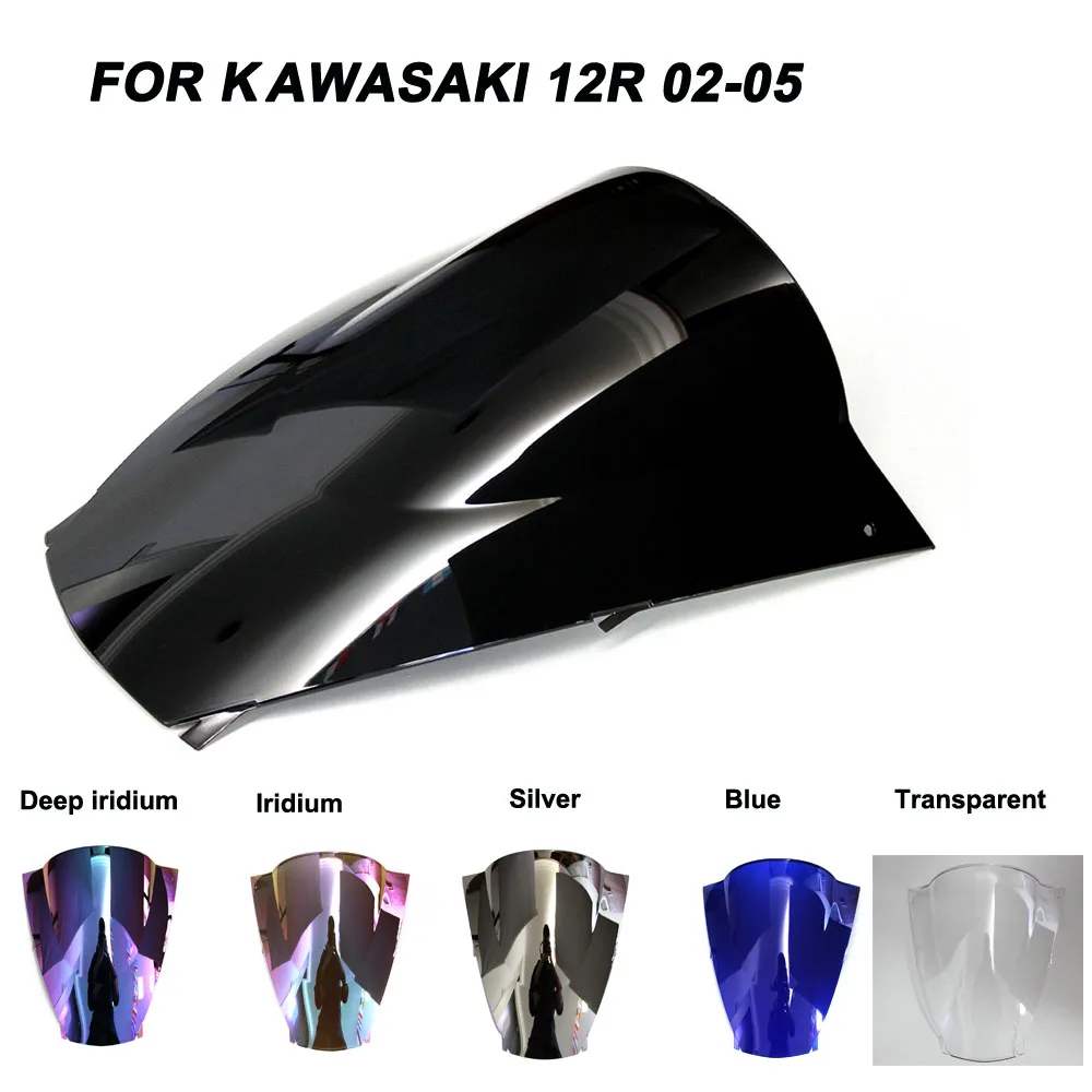 ABS Windscreen For Kawasaki Ninja ZX12R ZX-12R 2002 2003 2004 2005 Motorcycle Windshield Iridium Wind Deflectors
ABS Windscreen For Kawasaki Ninja ZX12R ZX-12R 2002 2003 2004 2005 Motorcycle Windshield Iridium Wind Deflectors