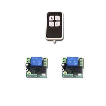 New Style DC12V Mini RF Wireless Remote Control Switch 1pcsTransmitter 1CH Relay Switches with 2pcs Receiver Hot Sales 315/433
New Style DC12V Mini RF Wireless Remote Control Switch 1pcsTransmitter 1CH Relay Switches with 2pcs Receiver Hot Sales 315/433