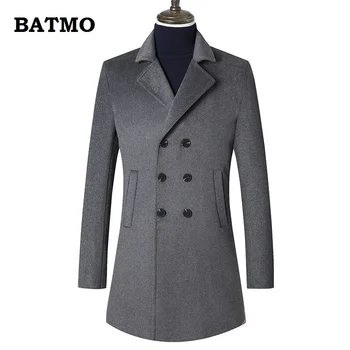 BATMO 2018 new arrival winter high quality wool thicked Double Breasted trench coat men ,plus-size M-3XL,AL26
BATMO 2018 new arrival winter high quality wool thicked Double Breasted trench coat men ,plus-size M-3XL,AL26