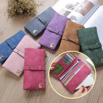 Women Brand Wallet Scrub PU Leather Lady Purses High Quality Ladies Clutch Wallet Long Female Coin Purse Carteira Feminina
Women Brand Wallet Scrub PU Leather Lady Purses High Quality Ladies Clutch Wallet Long Female Coin Purse Carteira Feminina