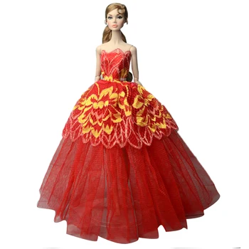 NK One Set Full Lace Princess Wedding Dress Noble Party Gown For Barbie Doll Fashion Design Outfit Best Gift For Girl' Doll
NK One Set Full Lace Princess Wedding Dress Noble Party Gown For Barbie Doll Fashion Design Outfit Best Gift For Girl' Doll