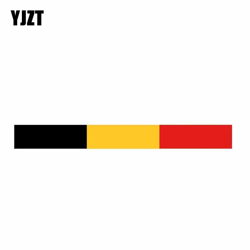 YJZT 15CM*1.8CM Personality Belgium Flag Reflective Car Sticker Helmet Racing Decal 6-0577
YJZT 15CM*1.8CM Personality Belgium Flag Reflective Car Sticker Helmet Racing Decal 6-0577