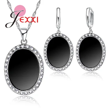 Brand New Sterling Silver Wedding Jewelry Sets For Women Fashion Cubic Zirconia Rhinestone Earrings Pendant Necklace Set
Brand New Sterling Silver Wedding Jewelry Sets For Women Fashion Cubic Zirconia Rhinestone Earrings Pendant Necklace Set