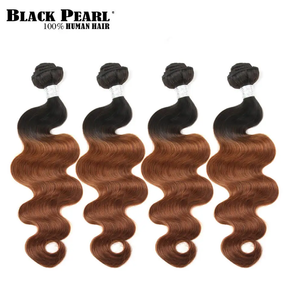 Black Pearl Pre-Colored Ombre Brown Hair Weave 1/4 Bundles Body Wave Human Hair Extensions T1b30 Brazilian Hair Weave Bundles
Black Pearl Pre-Colored Ombre Brown Hair Weave 1/4 Bundles Body Wave Human Hair Extensions T1b30 Brazilian Hair Weave Bundles