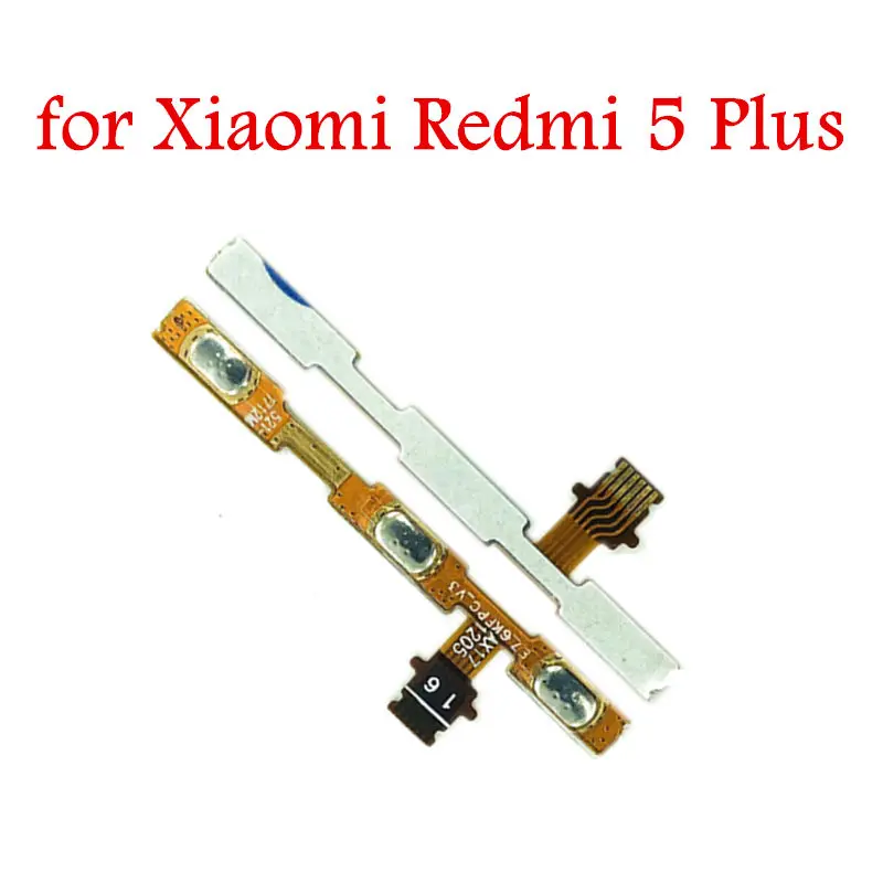 for Xiaomi Redmi 5 Plus Power Volume Side Key button Flex Cable for Redmi 5Plus On Off Switch Flex Cable Replacement Parts
for Xiaomi Redmi 5 Plus Power Volume Side Key button Flex Cable for Redmi 5Plus On Off Switch Flex Cable Replacement Parts
