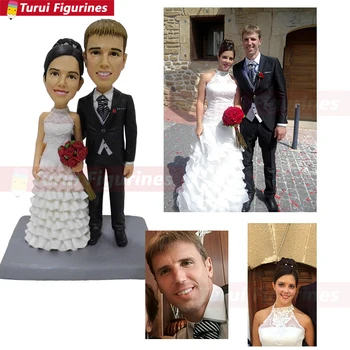 wedding cake topper groom holding bride custom Couple Bobblehead mini couple statue personalized bobble head toy Turui Figurines
wedding cake topper groom holding bride custom Couple Bobblehead mini couple statue personalized bobble head toy Turui Figurines