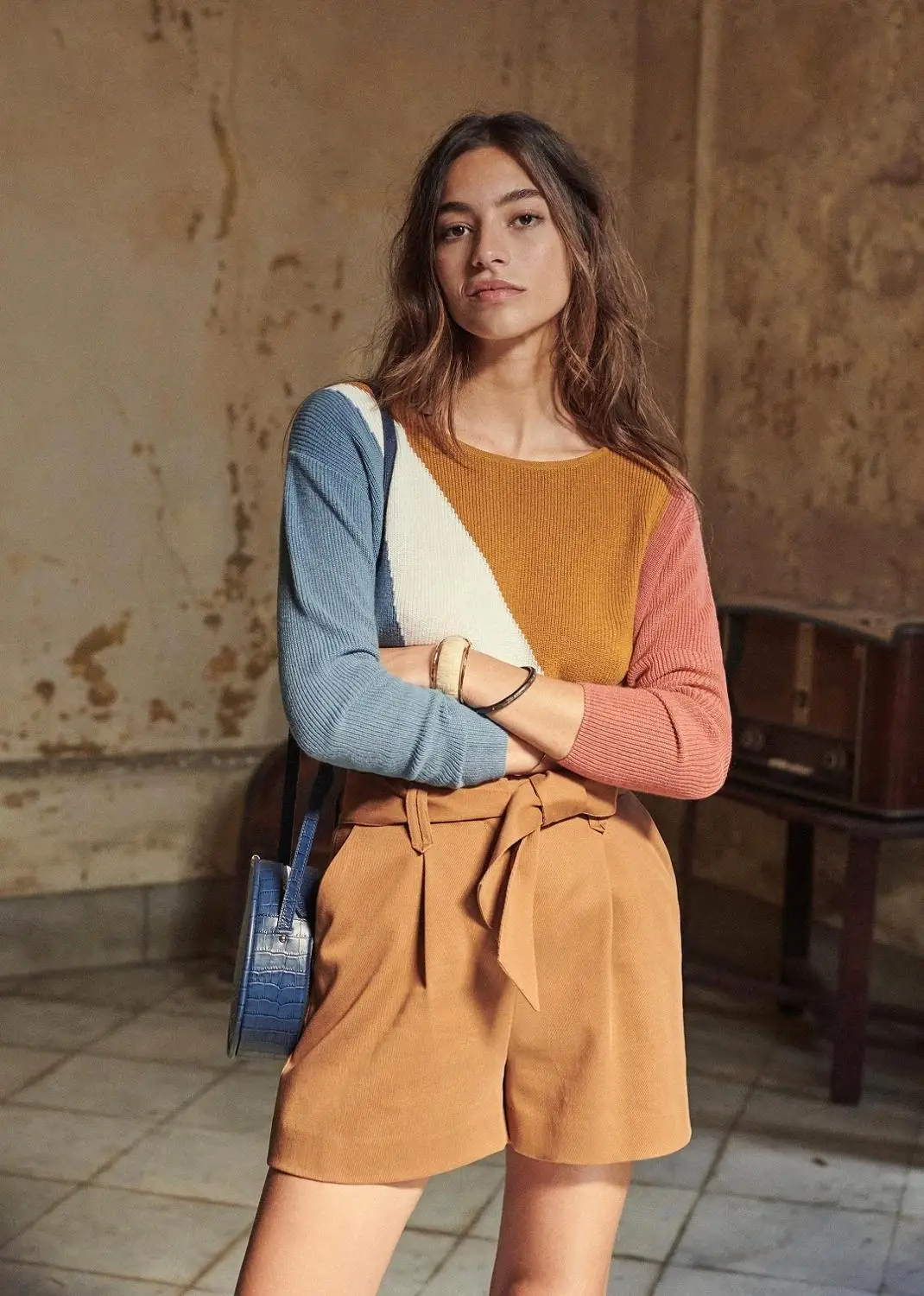 Patchwork Back Buttons Sweater women's Sweaters Merino Wool & Cotton O Neck Pullover 2019
Patchwork Back Buttons Sweater women's Sweaters Merino Wool & Cotton O Neck Pullover 2019