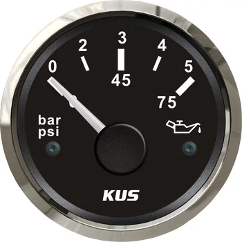 KUS 2" Boat Car Oil Pressure Gauge Meter 0-5Bar 0-75PSI With Red and Yellow available Backlight 12V/24V
KUS 2" Boat Car Oil Pressure Gauge Meter 0-5Bar 0-75PSI With Red and Yellow available Backlight 12V/24V