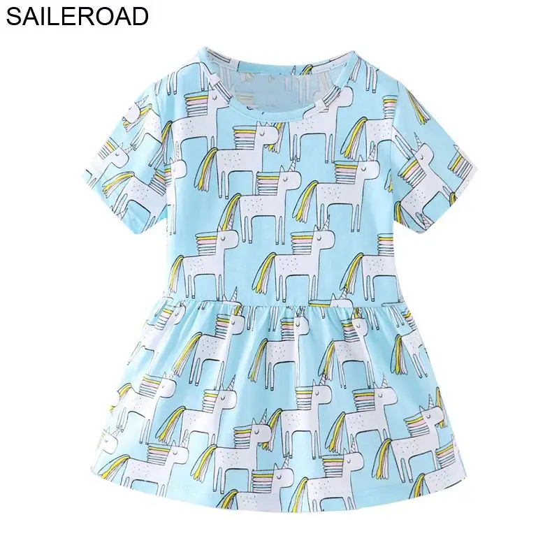 SAILEROAD Girls Dress with Animal Pattern Summer Baby Girl Clothes Unicorn Kids Dresses for Girls Princess Party Children Dress
SAILEROAD Girls Dress with Animal Pattern Summer Baby Girl Clothes Unicorn Kids Dresses for Girls Princess Party Children Dress