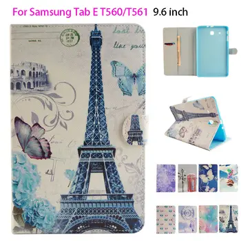 For Samsung Galaxy Tab E 9.6 T560 Case Fashion PU Leather Flip Silicon sFor Samsung Galaxy Tab E T560 SM-T561 Tablet Cover Case
For Samsung Galaxy Tab E 9.6 T560 Case Fashion PU Leather Flip Silicon sFor Samsung Galaxy Tab E T560 SM-T561 Tablet Cover Case