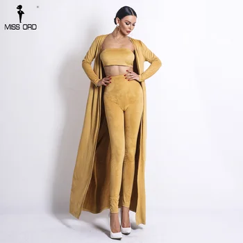 Missord 2020 Autumn and Winter Women Sexy Cloak Three Pcs Set Solid Color Female Elegant Party Jumpsuit cape outfit FT18653
Missord 2020 Autumn and Winter Women Sexy Cloak Three Pcs Set Solid Color Female Elegant Party Jumpsuit cape outfit FT18653