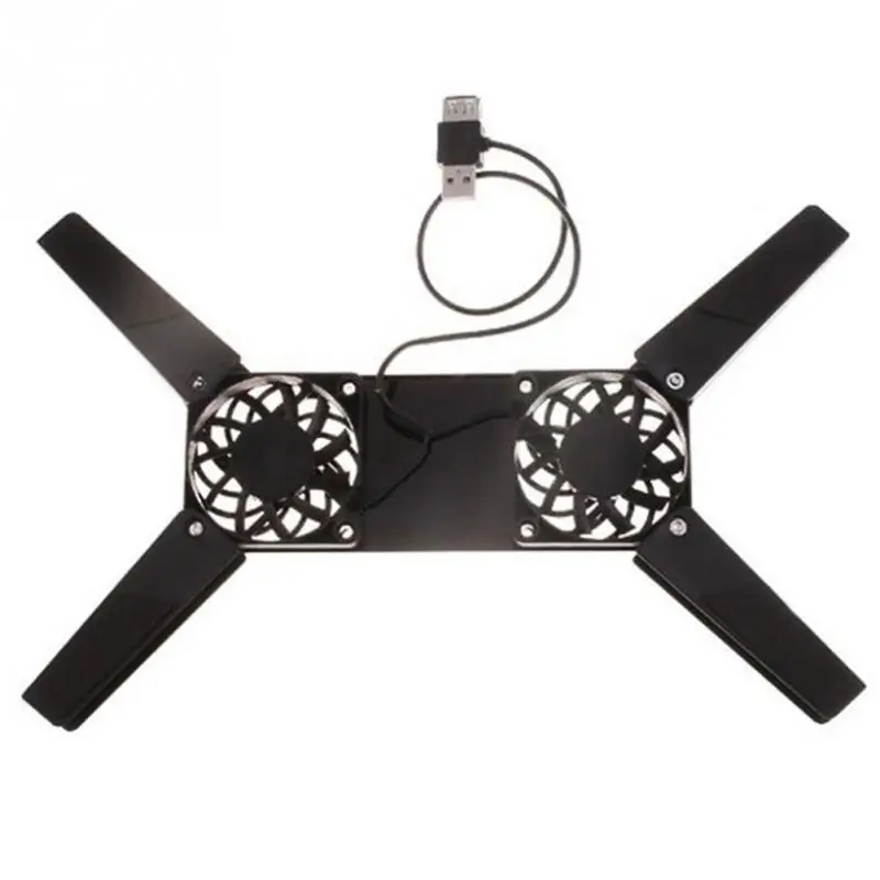 Mini USB Notebook PC Folding Cooling Pad 2pcs Cooling Fans Laptop Holder Laptop Accessories brand new and high quality
Mini USB Notebook PC Folding Cooling Pad 2pcs Cooling Fans Laptop Holder Laptop Accessories brand new and high quality
