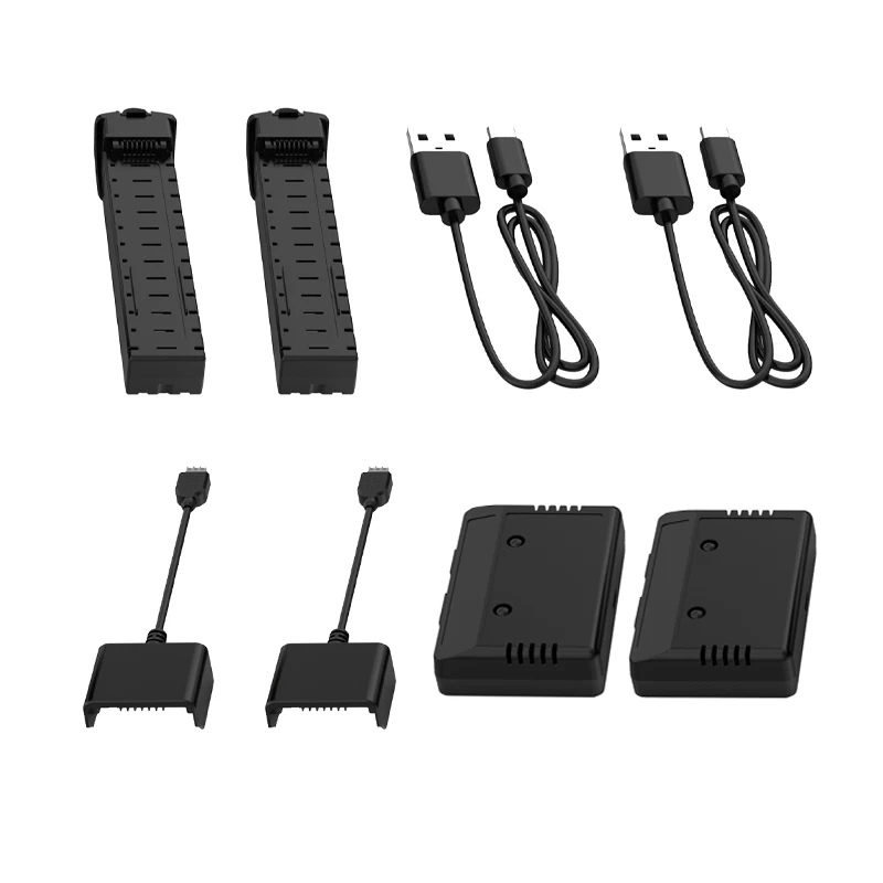EU USA StocK Holy Stone 2 PCS 2800mAh 7.4V Modular Rechargeable 2 USB Cable 2 Adapter Box 2 Equilibrium filling for HS700
EU USA StocK Holy Stone 2 PCS 2800mAh 7.4V Modular Rechargeable 2 USB Cable 2 Adapter Box 2 Equilibrium filling for HS700