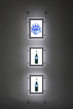 Estate Agent Window Display System,A4 Double Sided Cable Wires Hanging Acrylic Light Panels,Edge-lit Lightbox
Estate Agent Window Display System,A4 Double Sided Cable Wires Hanging Acrylic Light Panels,Edge-lit Lightbox