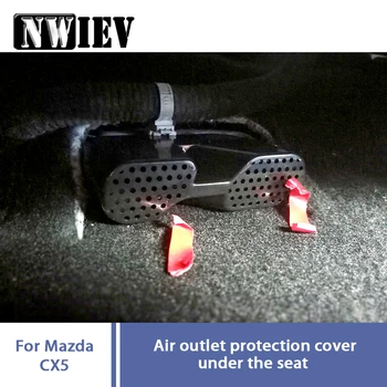 NWIEV Car Under Seat Air Conditioner Air Outlet Duct Vent Protective Cover Grill 2pcs For Mazda 6 Atenza AXELA CX-5 CX5 CX-4
NWIEV Car Under Seat Air Conditioner Air Outlet Duct Vent Protective Cover Grill 2pcs For Mazda 6 Atenza AXELA CX-5 CX5 CX-4