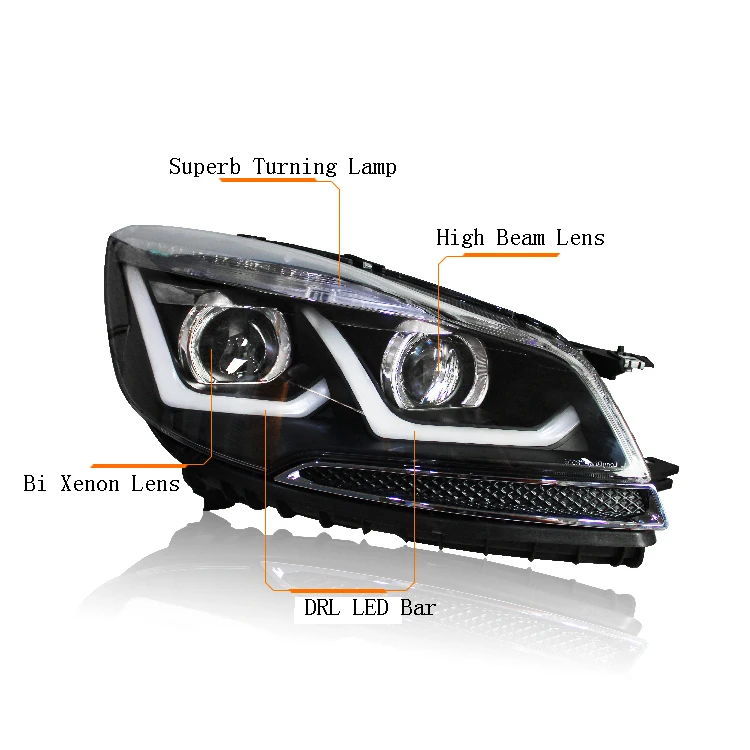 Ownsun New Eagle Eyes LED DRL Bi-xenon Projector Lens Headlights For Ford Escape Kuga 2013 2015
Ownsun New Eagle Eyes LED DRL Bi-xenon Projector Lens Headlights For Ford Escape Kuga 2013 2015
