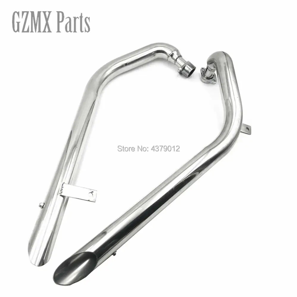 High Quality XV535 Exhaust Drag Pipes Full Exhaust System funnel With Muffler For Yamaha Black Widow XV 535 Virago 1988-2004
High Quality XV535 Exhaust Drag Pipes Full Exhaust System funnel With Muffler For Yamaha Black Widow XV 535 Virago 1988-2004