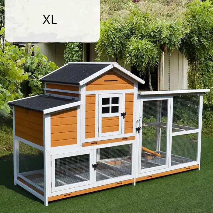 Outdoor Solid Wooden Chicken Cage Household Large Cabin Pigeon Cat