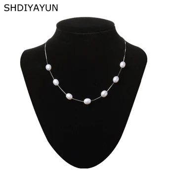 SHDIYAYUN Pearl Necklace Pearl Jewelry 925 Sterling Silver Jewelry For Women Natural Pearl 8-9mm Water Drop Babysbreath Gift
SHDIYAYUN Pearl Necklace Pearl Jewelry 925 Sterling Silver Jewelry For Women Natural Pearl 8-9mm Water Drop Babysbreath Gift