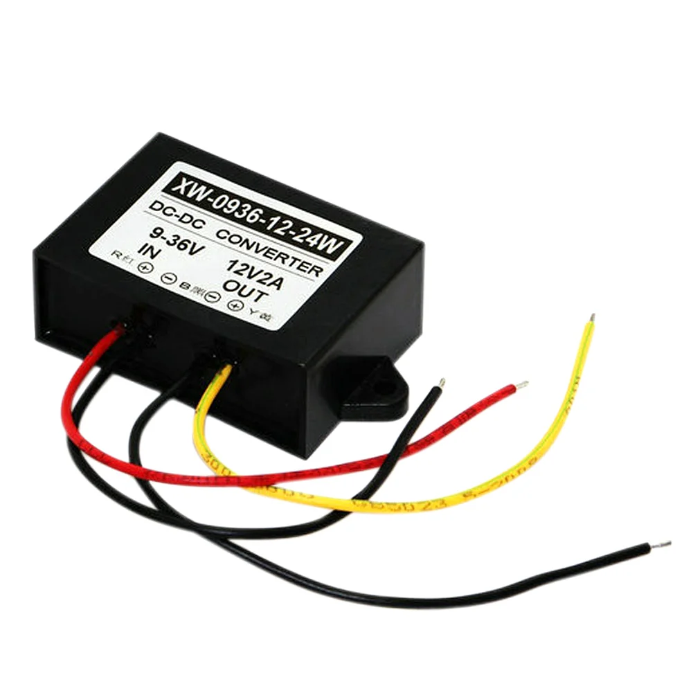 DC Step Up/Down Adapter DC 9V/36V To 12V 2A 24W Power Supply Converter Regulator Module For DVD,LED lights,motors H2
DC Step Up/Down Adapter DC 9V/36V To 12V 2A 24W Power Supply Converter Regulator Module For DVD,LED lights,motors H2