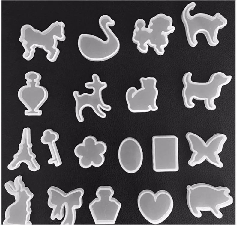 19pcs/set clear Silicon animals Molds handmade Epoxy Resin heart shape Jewelry Making Craft form Chocolate Baking tools E0011TZ
19pcs/set clear Silicon animals Molds handmade Epoxy Resin heart shape Jewelry Making Craft form Chocolate Baking tools E0011TZ