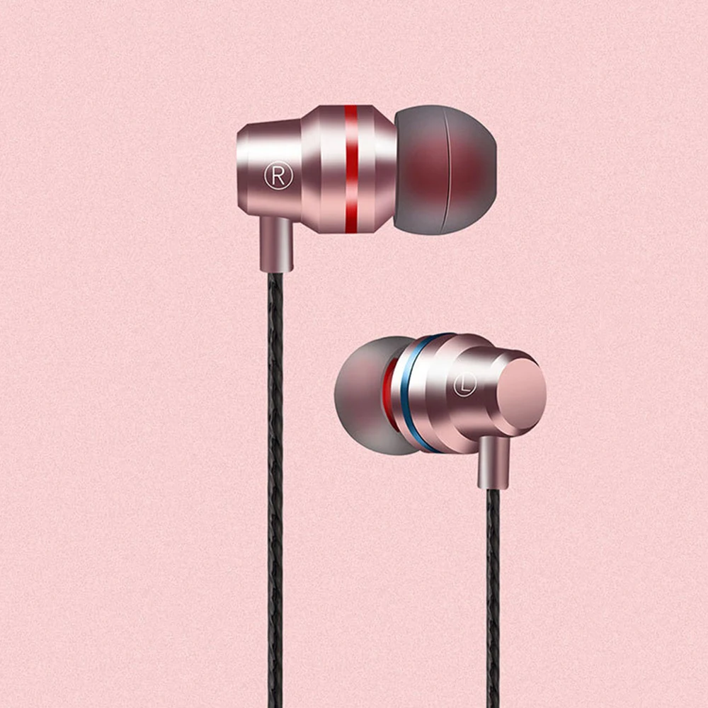 In-ear Wired Earphone For Mobile Phone Earphones 5 Colors 3.5mm In Ear Sport Micro iPhone Xiaomi With Mic | Электроника