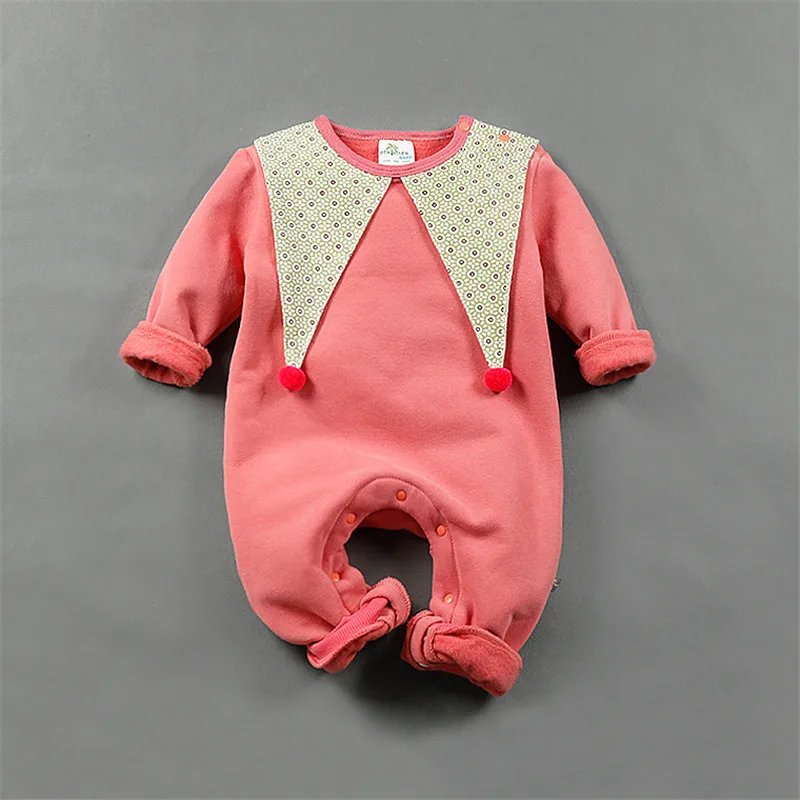 Baby Romper Newborn Baby Girl Boy Clothes Winter Thick Non-inverted Velvet long Yellow Red Blue infant Clothing R-008 
Baby Romper Newborn Baby Girl Boy Clothes Winter Thick Non-inverted Velvet long Yellow Red Blue infant Clothing R-008