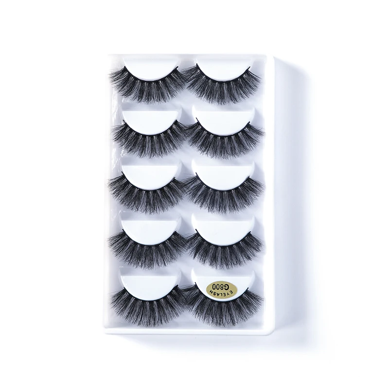 Siberian Mink Fur Luxurious Wispy Natural Cross Thick Long Fake Eye Lashes 5 Pairs/Box 3D Real Mink False Eyelashes
Siberian Mink Fur Luxurious Wispy Natural Cross Thick Long Fake Eye Lashes 5 Pairs/Box 3D Real Mink False Eyelashes