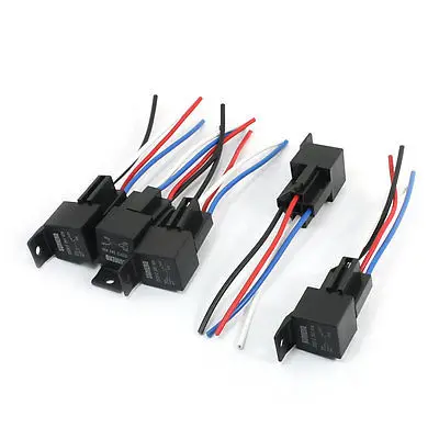 JD1912/JD1914/JD2912/JD2914 Plastic Socket Holder SPST Normal Open Car Power Relay DC24V/12V Coil 40A 5PCS
JD1912/JD1914/JD2912/JD2914 Plastic Socket Holder SPST Normal Open Car Power Relay DC24V/12V Coil 40A 5PCS