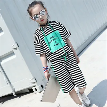 IIMADFWIW Tracksuit For Girls Summer Clothes Clothing Set Fashion Hooded Striped Short Sleeve Two Pieces Sport Suit 110-160
IIMADFWIW Tracksuit For Girls Summer Clothes Clothing Set Fashion Hooded Striped Short Sleeve Two Pieces Sport Suit 110-160