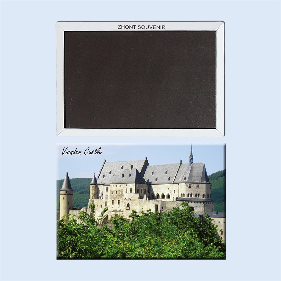 

Luxembourg fridge magnet,vianden castle Travel gifts 22688,Souvenirs of Tourist Landscape Magnetic refrigerator