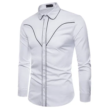 Men's shirt spring and autumn new solid color fashion men's long-sleeved shirt men's business casual single-breasted shirt
Men's shirt spring and autumn new solid color fashion men's long-sleeved shirt men's business casual single-breasted shirt