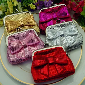 paillette purse with big bow wedding favor boxes red pink silver golden rose ,SDB1302
paillette purse with big bow wedding favor boxes red pink silver golden rose ,SDB1302