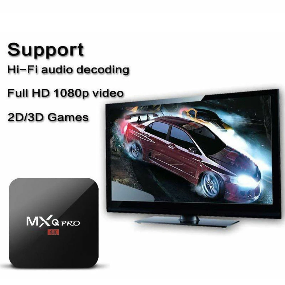 SIFREE MXQ PRO Smart TV BOX Android WiFi \Ethernet RJ45 \TF Card Box 4K - FAST DISPATCH 4K * 2K Fast Set Top Box
SIFREE MXQ PRO Smart TV BOX Android WiFi \Ethernet RJ45 \TF Card Box 4K - FAST DISPATCH 4K * 2K Fast Set Top Box