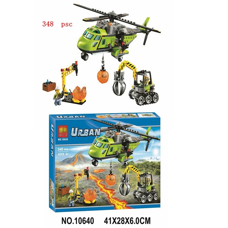 Creative 10640 City Series Volcano Helicopter Geological Exploration Compatible Legoings 60123 Building Blocks Children's Toys
Creative 10640 City Series Volcano Helicopter Geological Exploration Compatible Legoings 60123 Building Blocks Children's Toys